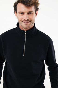 Logotrade promotional giveaway picture of: IQONIQ Elgon recycled cotton quarter zip sweater