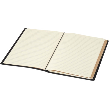 Logo trade promotional merchandise photo of: Slyk A5 refillable notebook with two cahiers