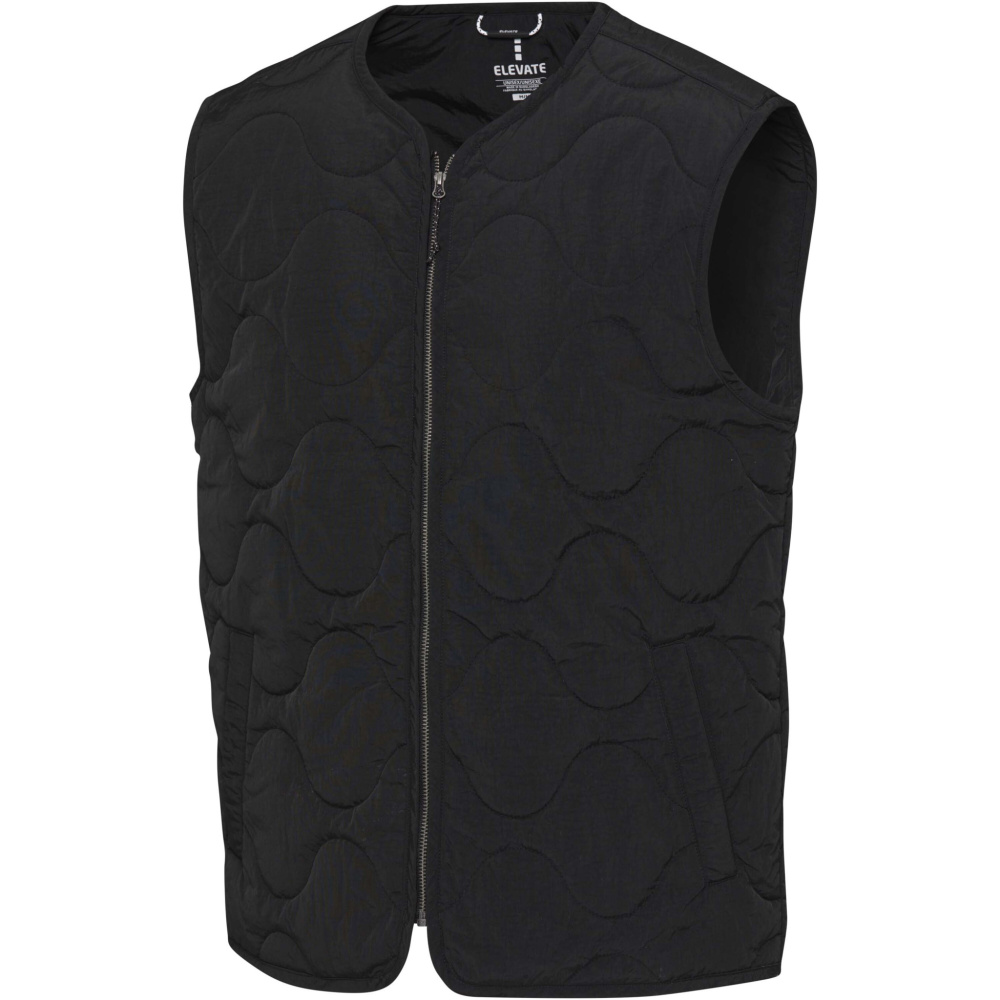 Logotrade promotional gift image of: Quartz GRS recycled unisex quilted bodywarmer