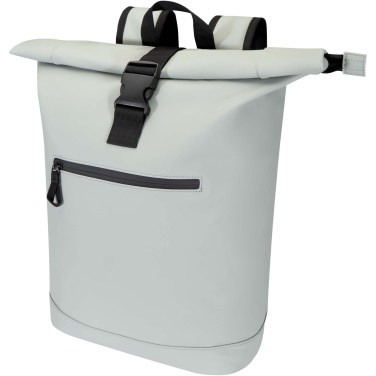 Logotrade promotional merchandise image of: Resi Plus 15" GRS recycled roll-top backpack 18L