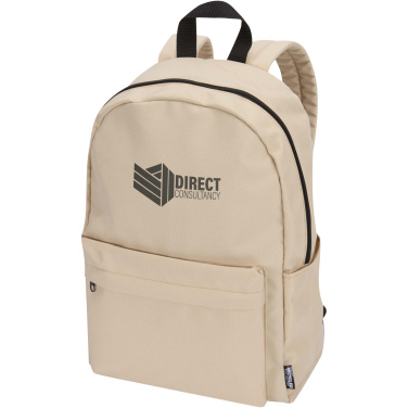 Logo trade promotional giveaways picture of: Byron 14" GRS recycled city laptop backpack 16L