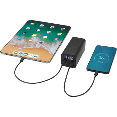 Logotrade advertising product picture of: Acamar 20.000 mAh 70W recycled aluminium laptop power bank