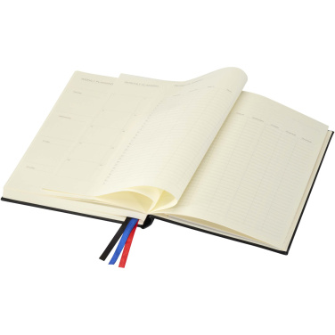 Logo trade promotional gifts picture of: Alder A5 hard cover notebook