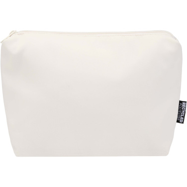 Logo trade promotional merchandise picture of: Trip Aware™ recycled travel toiletry pouch 2L