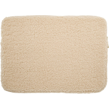 Logo trade business gift photo of: Bear 13" GRS recycled sherpa laptop sleeve 2L