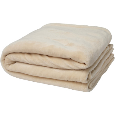 Logotrade promotional products photo of: Ashen GRS recycled sherpa blanket