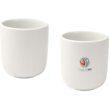 Logo trade advertising product photo of: Male 200 ml ceramic cups - set of 2