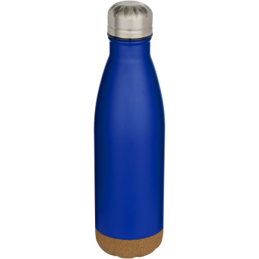 Logotrade advertising product image of: Cove 500 ml double wall vacuum insulated stainless steel water bottle with cork details