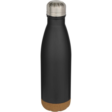 Logotrade promotional merchandise photo of: Cove 500 ml double wall vacuum insulated stainless steel water bottle with cork details