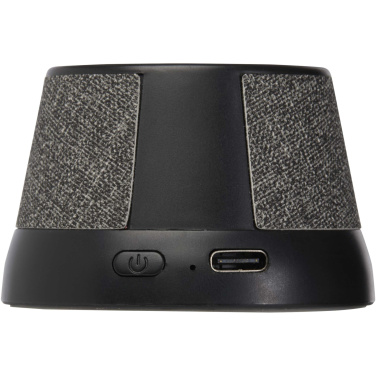 Logo trade advertising products image of: Horna 3W recycled plastic magnetic wireless speaker