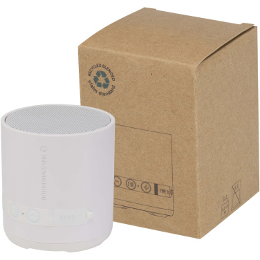 Logotrade business gift image of: Hunor 3W recycled plastic wireless speaker