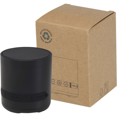 Logotrade advertising product image of: Hunor 3W recycled plastic wireless speaker