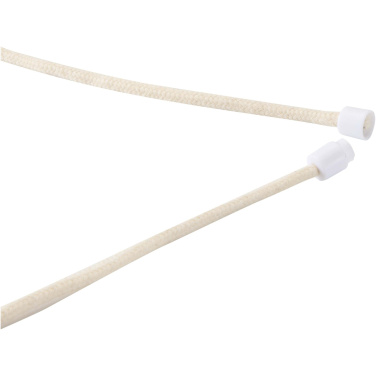 Logotrade corporate gift image of: Adhab smartphone lanyard with bamboo details