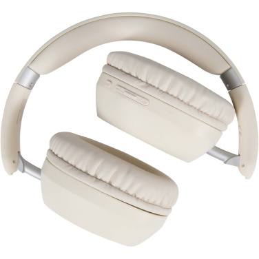 Logo trade promotional gift photo of: Hoggar recycled plastic over-ear foldeable ANC and ENC headphones