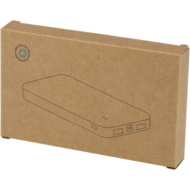 Logo trade promotional merchandise photo of: Intan 10.000 mAh 10W recycled plastic power bank