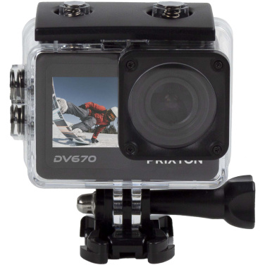 Logotrade promotional gift image of: Prixton DV670 4K dual screen action camera