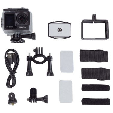 Logotrade advertising product image of: Prixton DV670 4K dual screen action camera