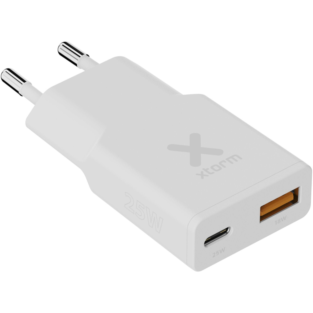 Logo trade corporate gifts image of: Xtorm XG2SL025 Go2 SlimLine 25W charger