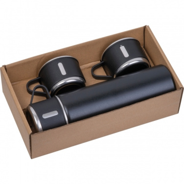 Logo trade promotional merchandise photo of: Insulated bottle set ICELAND