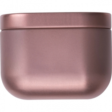 Logo trade promotional giveaways image of: Candle in tin PRAGUE