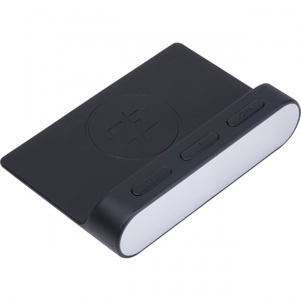 Logotrade promotional item picture of: Alarm Clock and Wireless Charger ADELAIDE