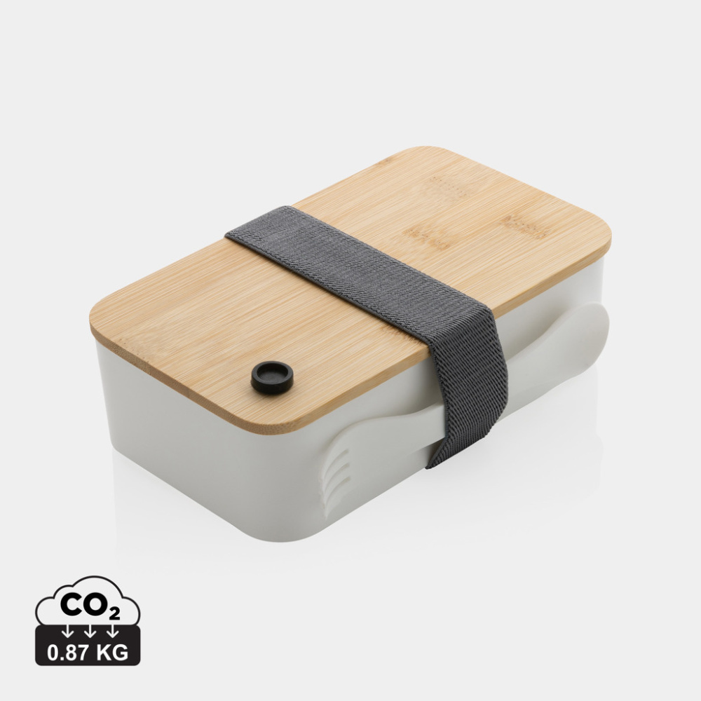 Logo trade promotional giveaways picture of: RCS RPP lunchbox with bamboo lid