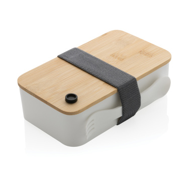 Logo trade promotional products image of: RCS RPP lunchbox with bamboo lid