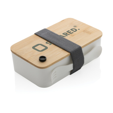Logo trade promotional merchandise image of: RCS RPP lunchbox with bamboo lid