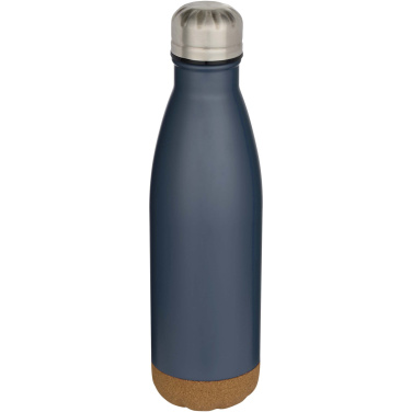 Logotrade promotional items photo of: Cove 500 ml double wall vacuum insulated stainless steel water bottle with cork details