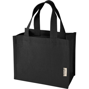 Logotrade promotional item image of: Odessa 220 g/m² GRS recycled cotton mini gusset tote bag 9L