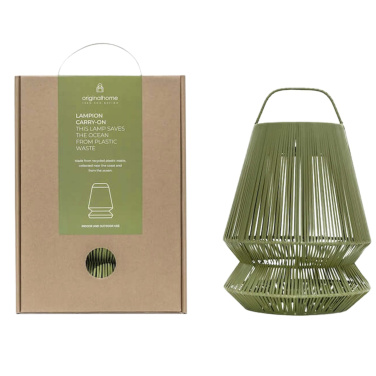 Logo trade promotional merchandise picture of: Originalhome Lampion recycled portable lampshade