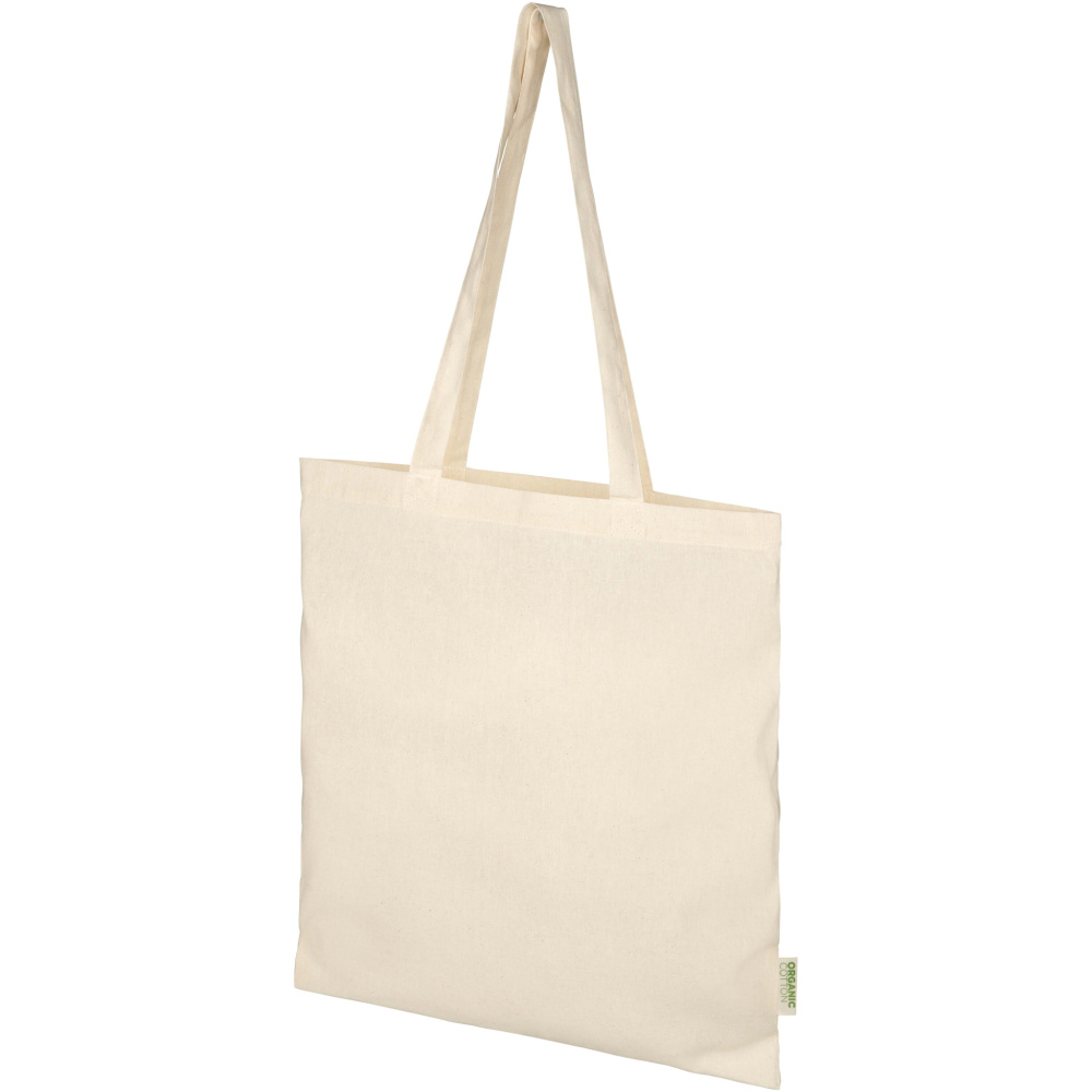 Logotrade promotional giveaways photo of: Odisha 100 g/m² OCS organic tote bag 7L