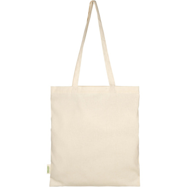 Logo trade business gifts image of: Odisha 100 g/m² OCS organic tote bag 7L