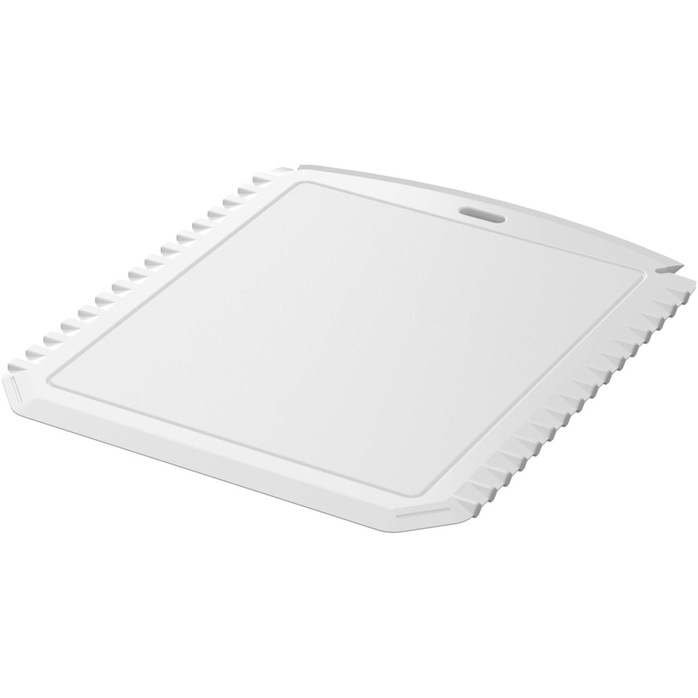 Logo trade promotional merchandise image of: Thrym rectangular recycled plastic ice scraper
