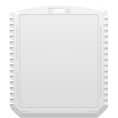 Logo trade corporate gifts picture of: Thrym rectangular recycled plastic ice scraper