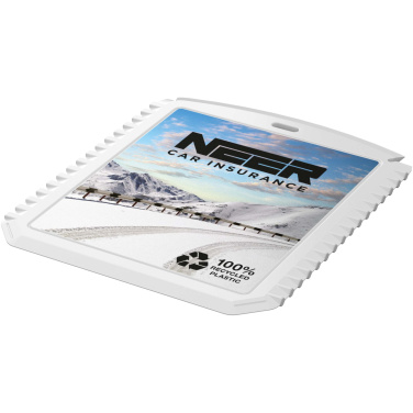 Logo trade promotional items picture of: Thrym rectangular recycled plastic ice scraper