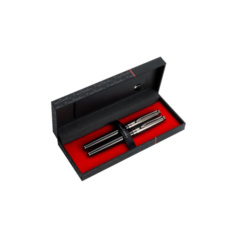 Logo trade promotional items picture of: Writing set rollerball pen and fountain pen ODETTE Pierre Cardin