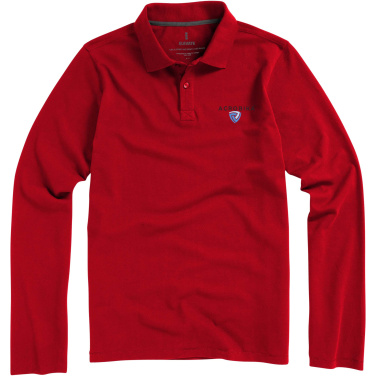 Logotrade promotional gift picture of: Oakville long sleeve men's polo