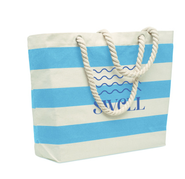 Logo trade business gifts image of: Cotton beach bag 220 gr/m²