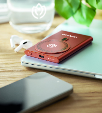 Logo trade promotional merchandise photo of: Wireless charger power bank