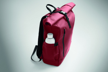 Logotrade promotional gift picture of: Rolltop laptop rucksack 600D