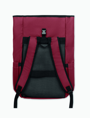 Logotrade promotional merchandise photo of: Rolltop laptop rucksack 600D