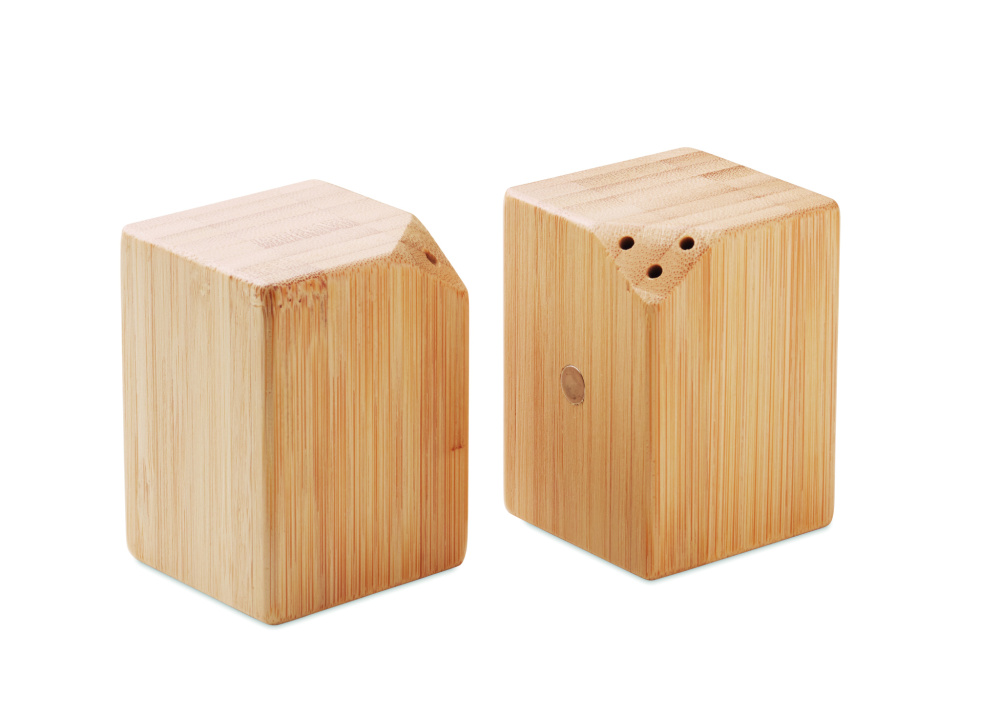 Logotrade promotional giveaways photo of: Bamboo salt & pepper set