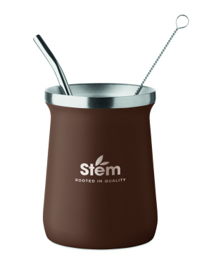 Logo trade promotional merchandise photo of: Yerba mate tea cup