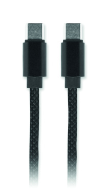 Logo trade promotional gifts image of: Braided magnetic cable in RPET