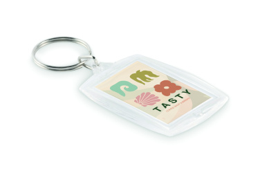 Logo trade business gift photo of: Classic acrylic keyring
