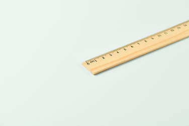 Logo trade promotional products image of: Wooden ruler 20cm