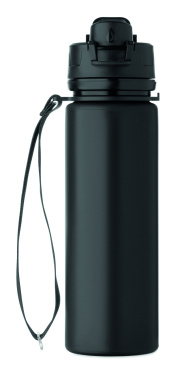 Logo trade promotional items image of: Foldable silicone sports bottle