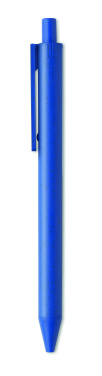 Logo trade promotional products image of: Wheat Straw/ABS push type pen
