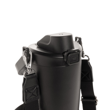 Logotrade promotional item picture of: Avira Ayala RCS re-steel duosip lockable crossbody tumbler